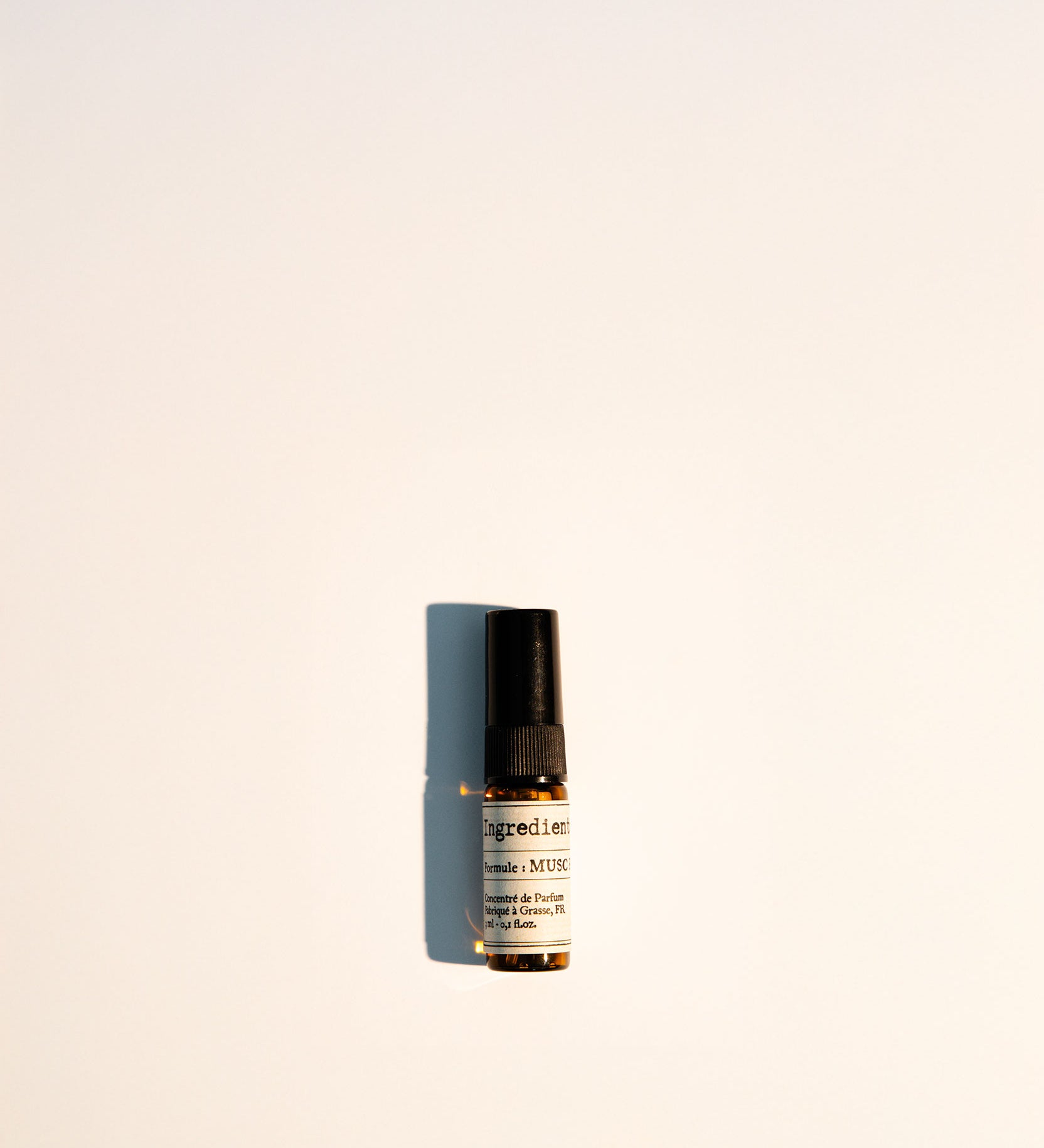 Échantillon Musc 3 ml Ingredientaliste, parfum clean et enveloppant.